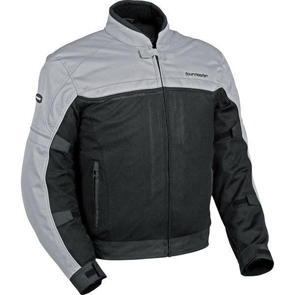 Silver/black l tour master draft air series 2 textile jacket