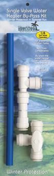 Sea tech water heater by-pass kit, single valve, 12" 35wk-05