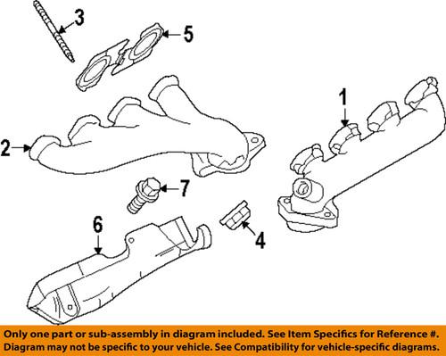 Ford oem 4w7z-9431-aa exhaust manifold