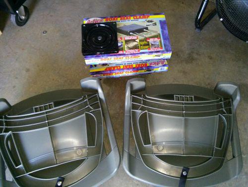 Boat seats for bass boats