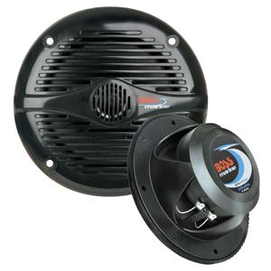 Brand new - boss audio mr50b 5.25" round marine speakers - (pair) black - mr50b