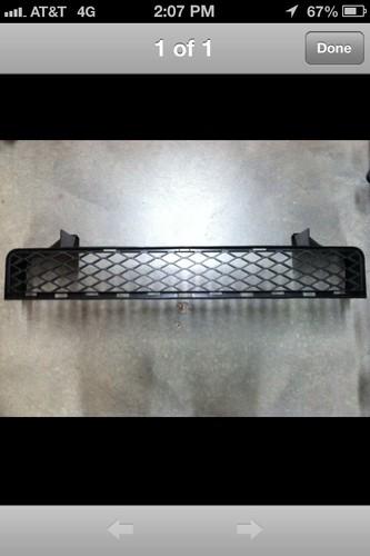 Bumper grille front black toyota fj cruiser 2012