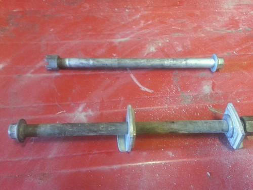Kx65 front and rear axle bolts 2004