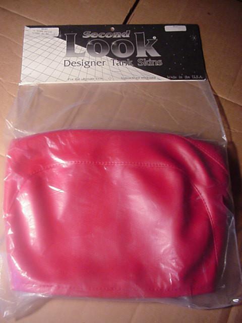 New 1995 triumph 900/1200 tank bra solid red second look motorcycle covers