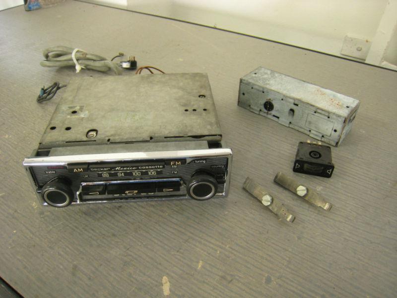Mercedes becker mexico cassette radio amplifier fader   porsche ferrari 