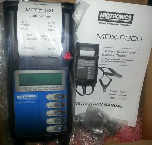 Midtronics mdx-p300 battery tester