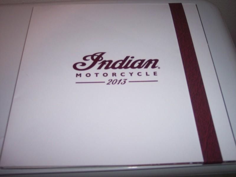 2013 indian motorcycle brochure    cheif models & acesssories & aparrel