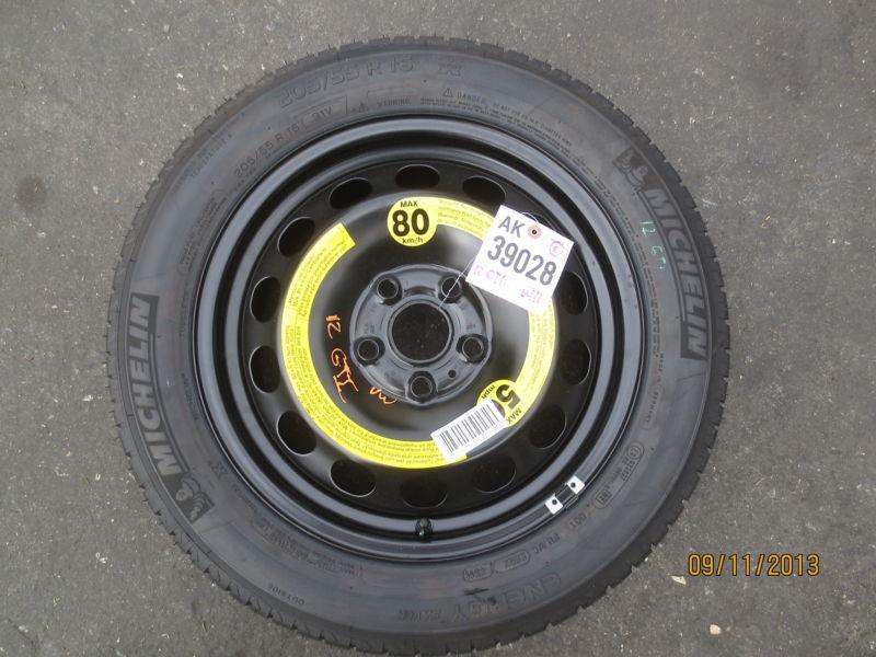 Volkswagen golf gti emergency spare tire wheel rim oem stock 2012-2013 12-13