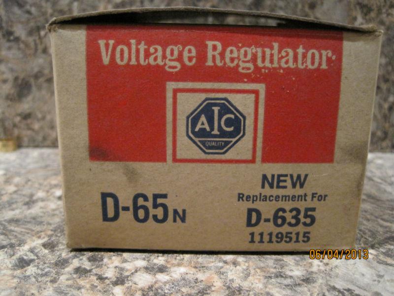 Nos 1962-72 gm voltage regulator.  replacement for delco 635