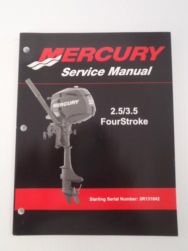 Used mercury outboards 2.5/3.5 fourstroke factory service manual 90-899925
