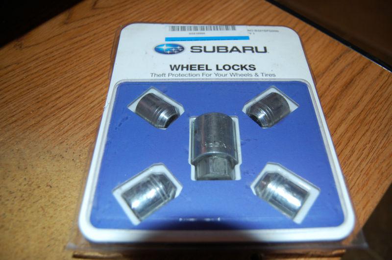 Subaru alloy wheel lock kit * no reserve *