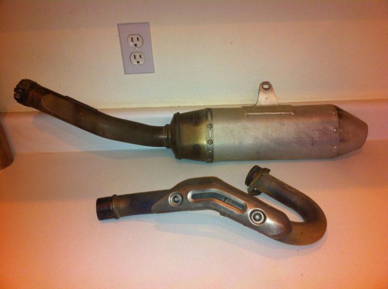 2008 crf 450 r stock exhaust