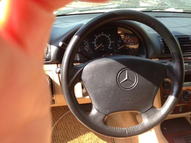 1998 mercedes ml-class steering wheel black leather 4 spoke