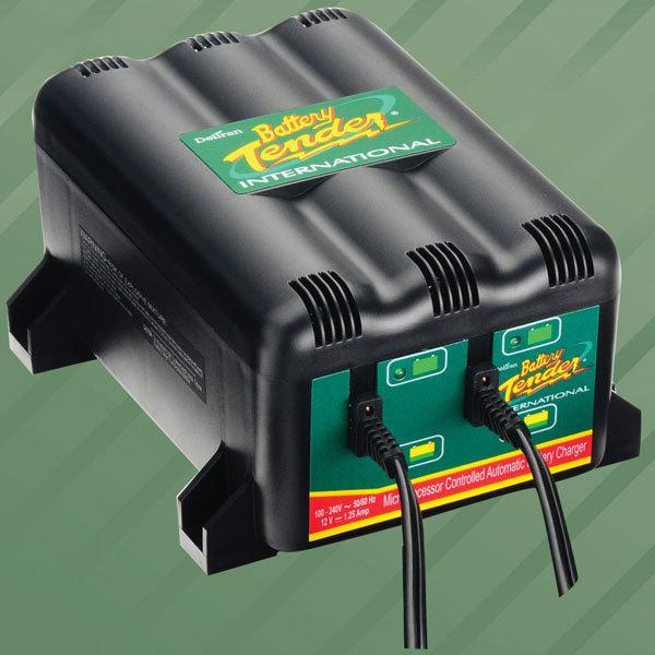 Battery tender 2-bank battery management system