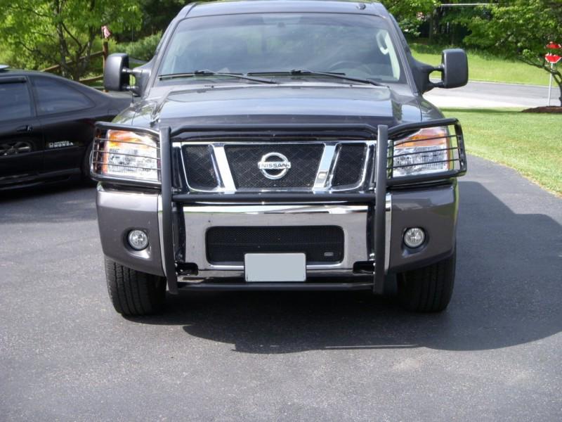 2004-2013 nissan titan grill / brush guard by aries automotive 9046