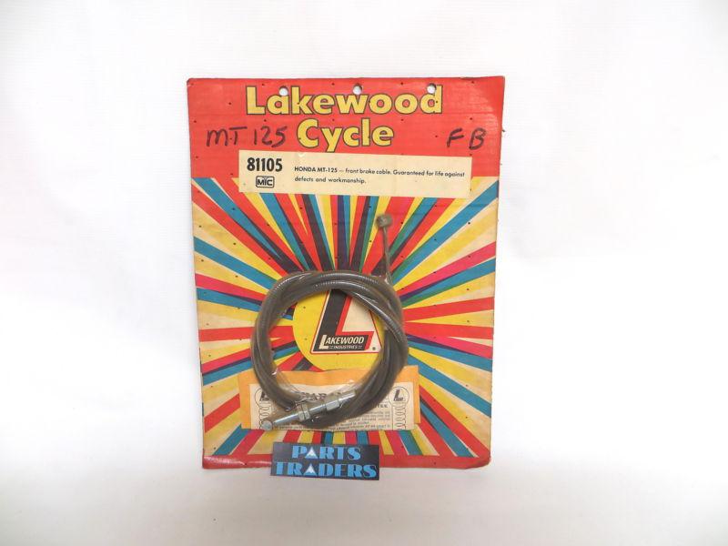 Nos lakewood cycle honda front brake cable elsinore cr xl 125 100 cr125 xl100