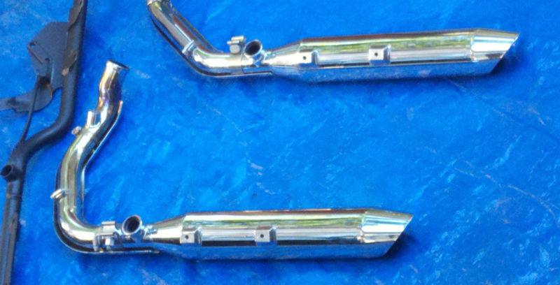 T0307 oem exhaust system mufflers pipes harley 80399-04 sportster 1200 883 07^ 