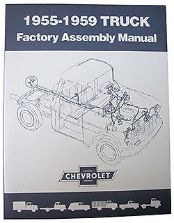 1955-59 56 57 58 59  chevy & gmc 3100 truck shop manual - new