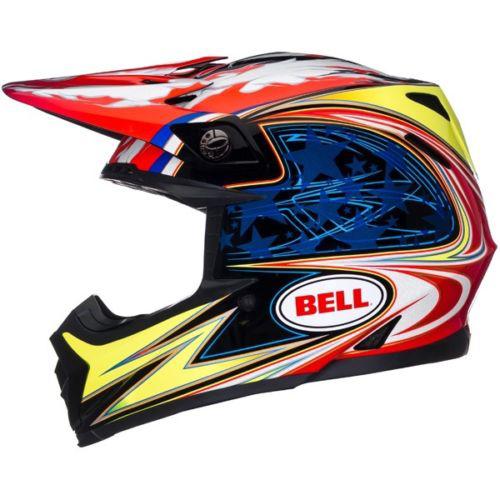 Bell moto-9 carbon airtrix laguna helmet small new