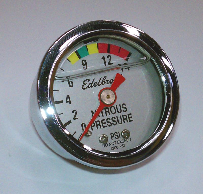 Edelbrock nitrous pressure gauge pn 73801