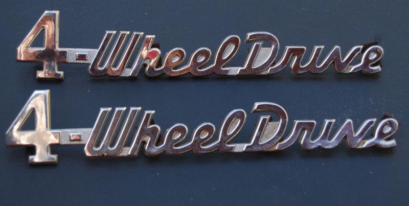 1950 1951 1952 1953 1954 1955 willys jeep truck wagon 4 wheel drive hood emblems