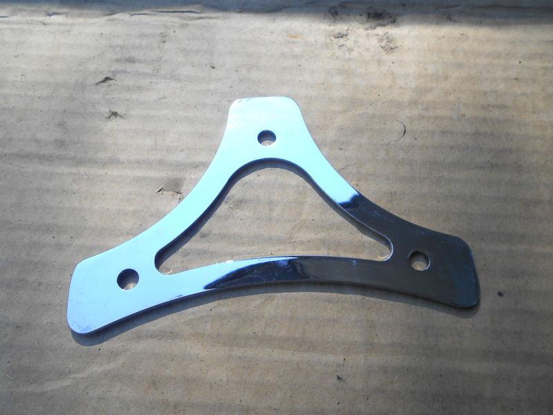 Harley davidson chrome back rest pad  mount