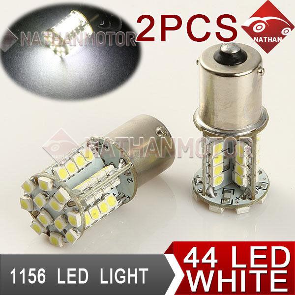 Pair 44 led car light bulb stop side marker corner brake backup parking lamp