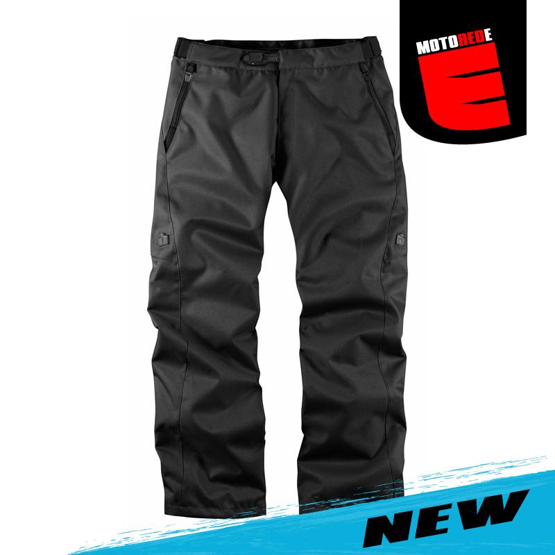 Icon device textile pants motorcycle mx atv overpant black us 38 / euro 54