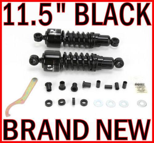 11.5" black progressive 412 shocks pair 2006-2014 harley davidson touring flht