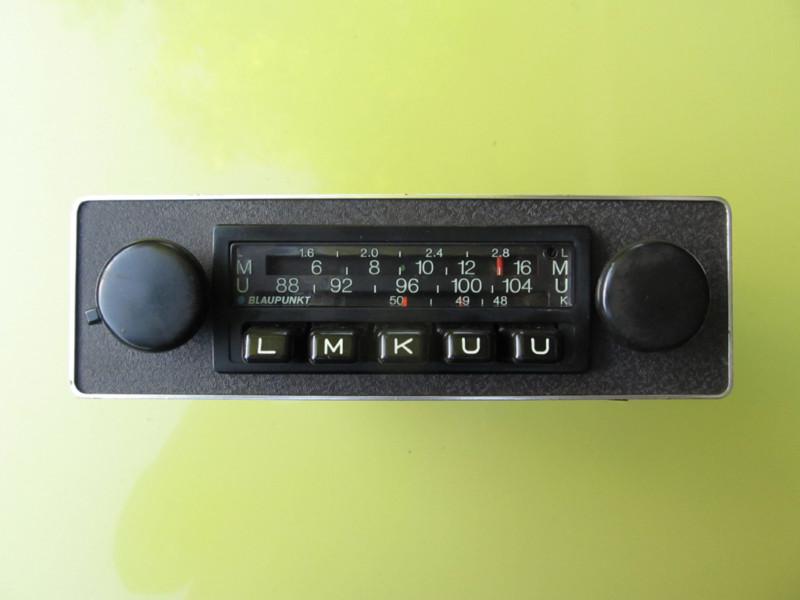 70's 80's blaupunkt vintage radio porsche 911 912 carrera targa 924 karmann ghia