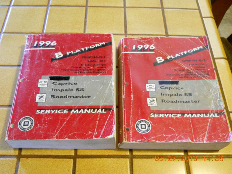 1996 chevy caprice impala ss buick roadmaster service manuals
