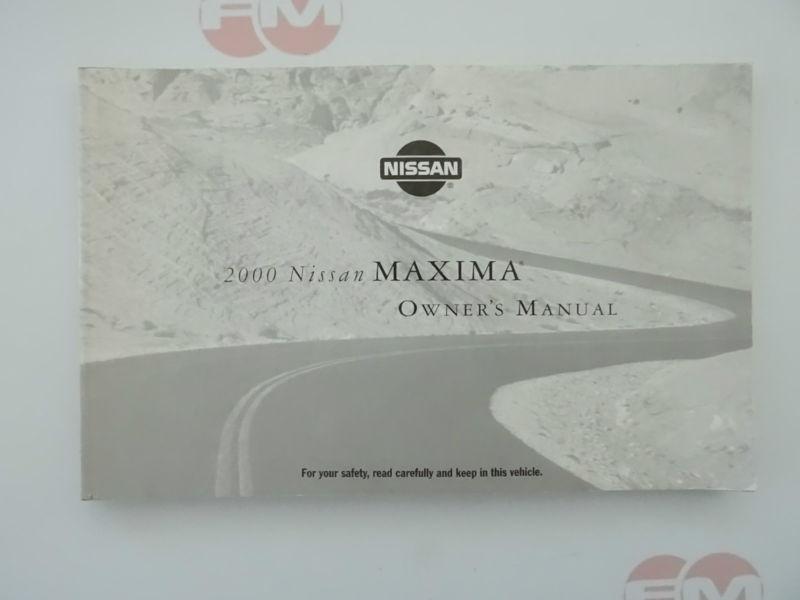 2003 nissan maxima owners manual