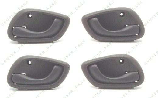 95 - 02  4 pcs grey (2  left + 2 right) inside door handles fits: suzuki esteem