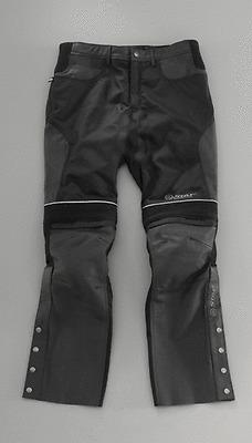 Yamaha star motorcycles ladies 14 tech leather/textile lined riding pants vents