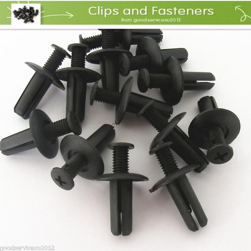 20 pcs honda gm mitsubishi toyota trim nylon push type clip retainer fasteners