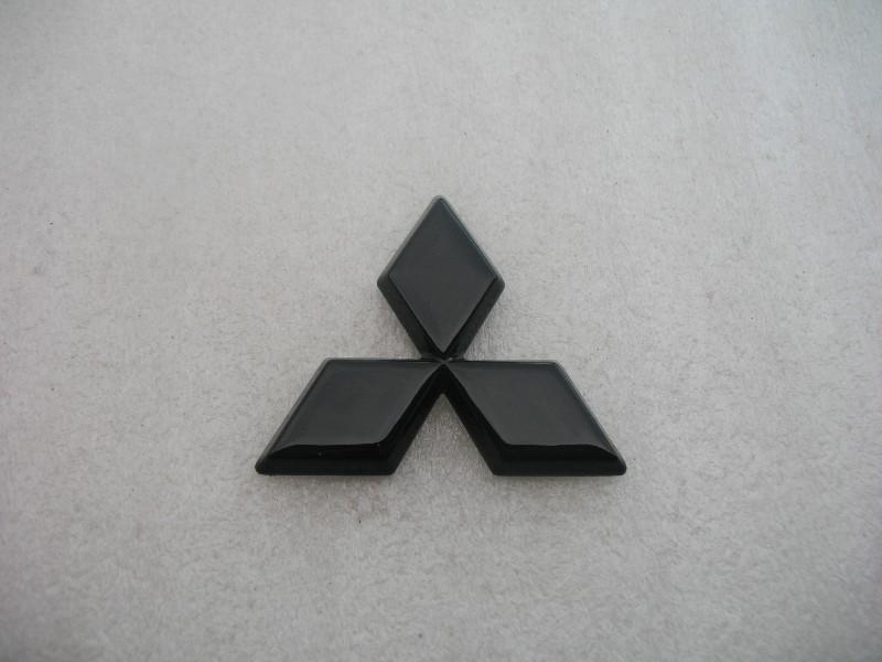 Mitsubishi diamante eclipse 3000gt black blackout blacked out emblem logo badge