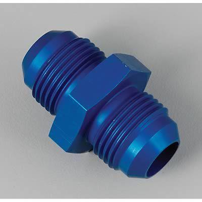 Summit 220432 fitting coupler straight male -4 an to male -4 an aluminum blue ea