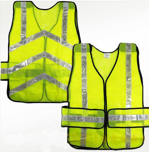 Yellow safety vest reflective motorcycle mesh lime neon bike military army navy