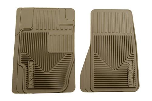 Husky liners 51123 03-06 cadillac cts tan custom floor mats front set 1st row