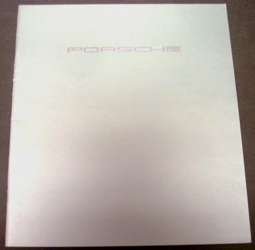 Original 1984 porsche dealer prestige sales brochure 911 carrera 944 928 s
