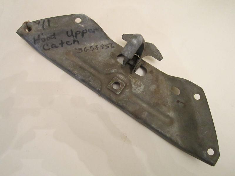  1941 chevrolet nos upper hood catch plate