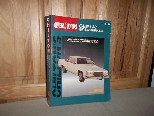 Cadillac 1967-1989 chilton repair manual book