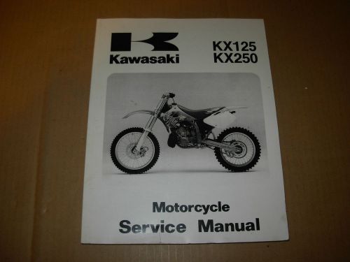 1994 -1998  kawasaki kx125 , kx250 motorcycle shop service manual