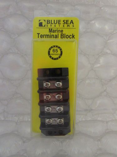 Blue sea systems marine terminal block pn: 2604, 4 circuit 65 amperes