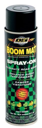 New! boom mat 050220 18 oz. can of boom mat vibration damping spray-on material