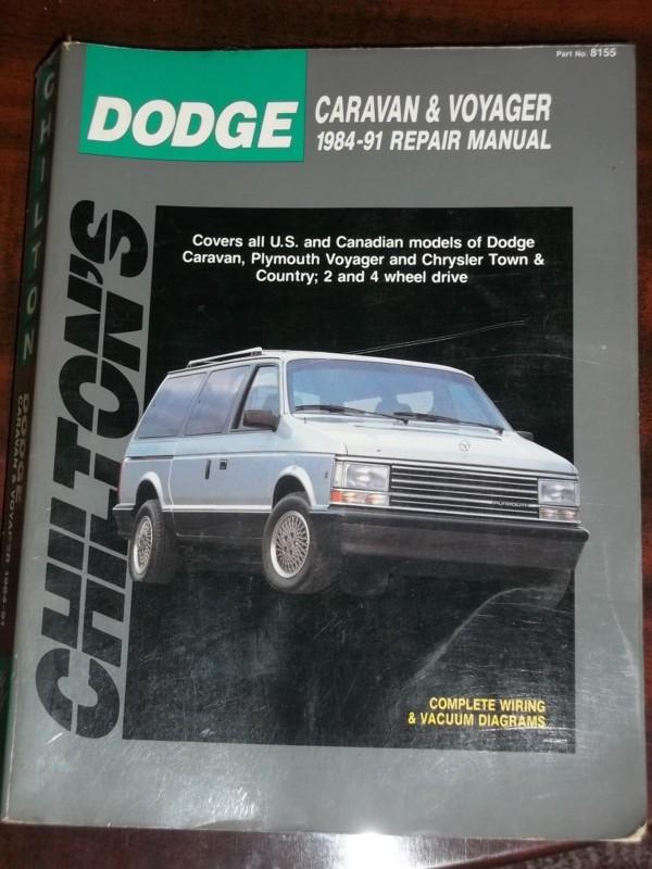 Dodge caravan & voyager 1984-91-repair manual