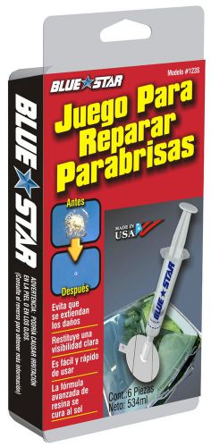 ( spanish version ) windshield  repair kit stone damage chip bullseye rock chip