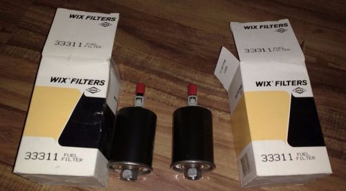Wix 33311 fuel filter 2 pack bundle nib black vintage parts
