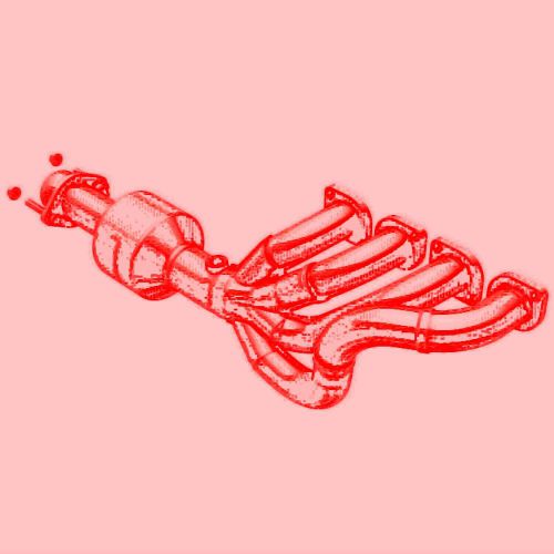 Exhaust manifold with integrated catalytic converter federal (exc.ca) - 04075
