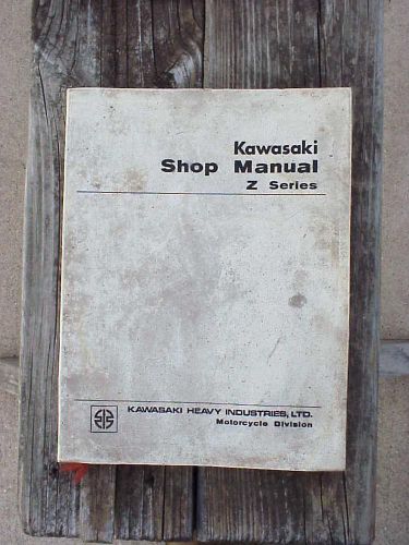 Kawasaki z1 / 900 factory service manual - early version - very good condition